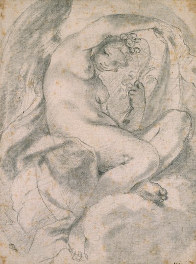 雲の中のニンフとフローラ（1575-1619年 作： Lodovico Carracci
