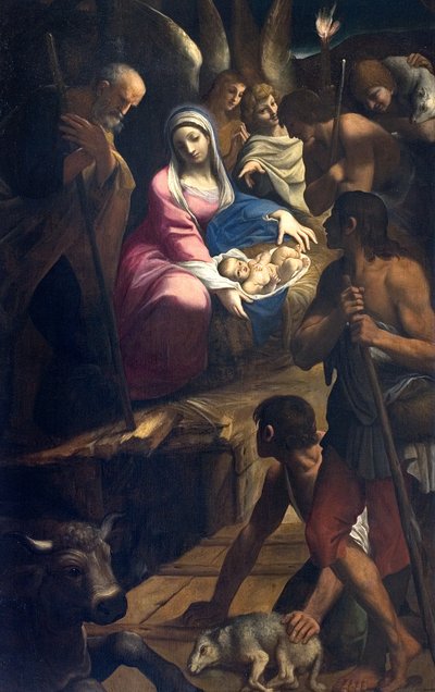 羊飼いの礼拝 作： Lodovico Carracci