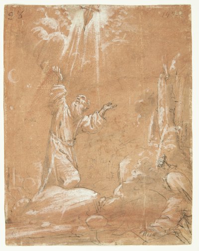 アッシジの聖フランチェスコの汚名 作： Lodovico Carracci