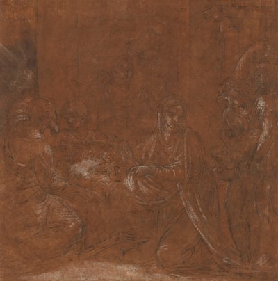 羊飼いの礼拝、1611-12 作： Lodovico Carracci