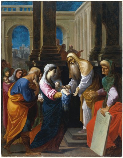 神殿でのプレゼンテーション 作： Lodovico Carracci