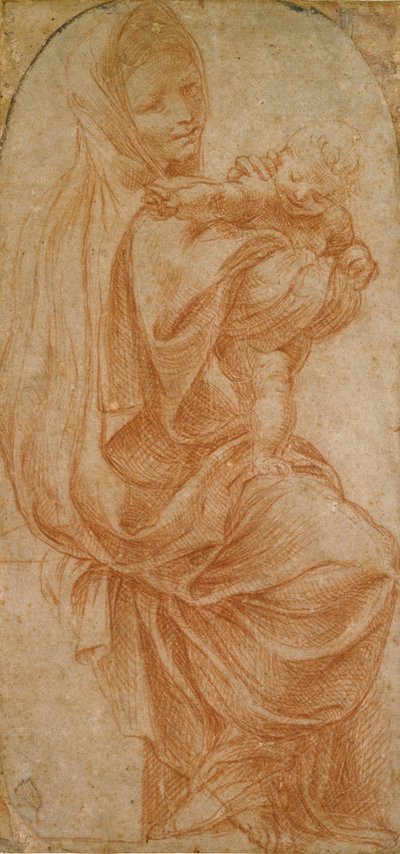 聖母子像、1575-1619年 作： Lodovico Carracci
