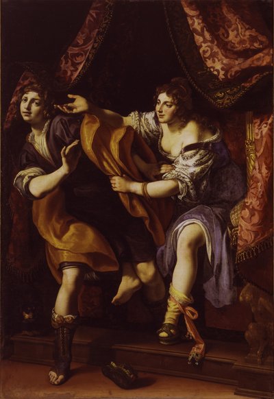 ジョセフとポティファルの妻、1610年。 作： Lodovico Cigoli
