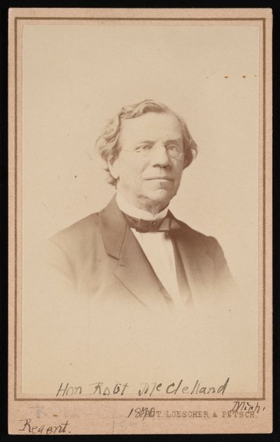 ロバート・マクレランドの肖像 1807-1880, 1870. 作： 