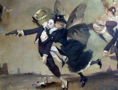 「Parce Domine」、詳細、c1884。 作： Léon Adolphe Willette