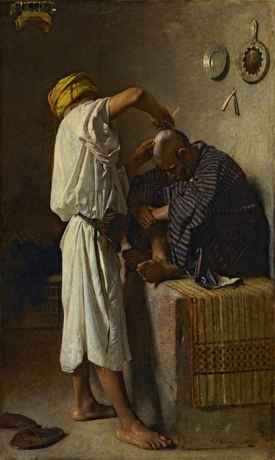 東洋の理髪店 作： Léon Bonnat