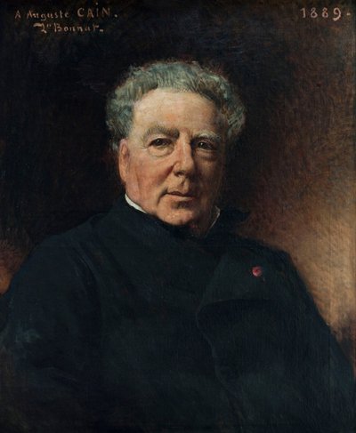 オーギュスト・ニコラス・ケインの肖像 1821-1894, 1889. 作： Léon Bonnat