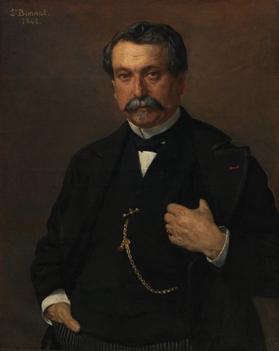 男の肖像 作： Léon Bonnat