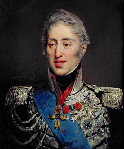 チャールズX世の肖像（1757-1836）c.1824-30 作： Léon Cogniet