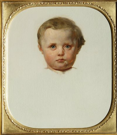 フィリップ・ラ・レノティエーレ・フォン・フェラリ（またはフィリッポまたはフィリップ・フェラーリ）の肖像（1850～1917年）、ラファエレ・デ・フェラーリとマリア・デ・ブリニョーレ・セール（ブリニョーレ・セール）の息子、ガリエラ公爵・公爵夫人の絵画 レオン・コニエ（1794～1880年）による1853年頃の作品 Galleria Palazzo 作： Léon Cogniet