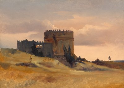 Caecilia Metellaの墓、c。 1830年。 作： Léon François Antoine Fleury