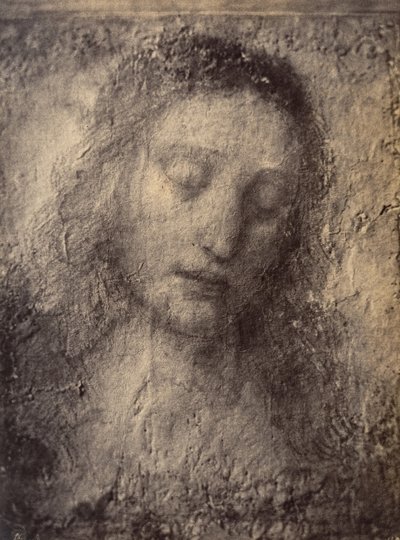 [レオナルド・ダ・ヴィンチの「最後の晩餐」からのキリストの頭のコピー]、1857-61。 作： Léon Gérard