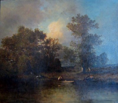 スペイン語：A ras del agua 作： Leon-Victor Dupre