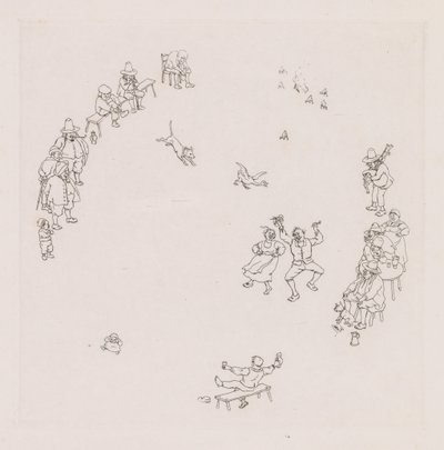 Revelers (Ribauds et Ribaudes) 作： Léonce Justin Alexandre Petit