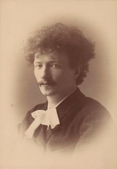 作曲家イグナツィ・ヤン・パデレフスキの肖像、1860～1941年、1890年。 作： London . Photo studio Elliott and