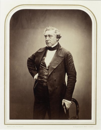 ロバート スチーブンソンの肖像 1803 ～ 1859 年、1856 年。 作： London . Photo studio Maull and