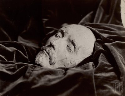 ウィリアム・シェイクスピアのデスマスク」1865年頃（アルビネン・シルバー・プリント 作： London Stereoscopic Company