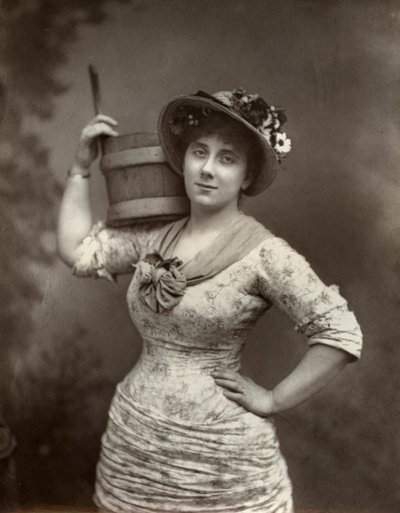 レオノーラブラハム、イギリスのオペラ歌手、女優、1882年。 作： London Stereoscopic and Photographic Co