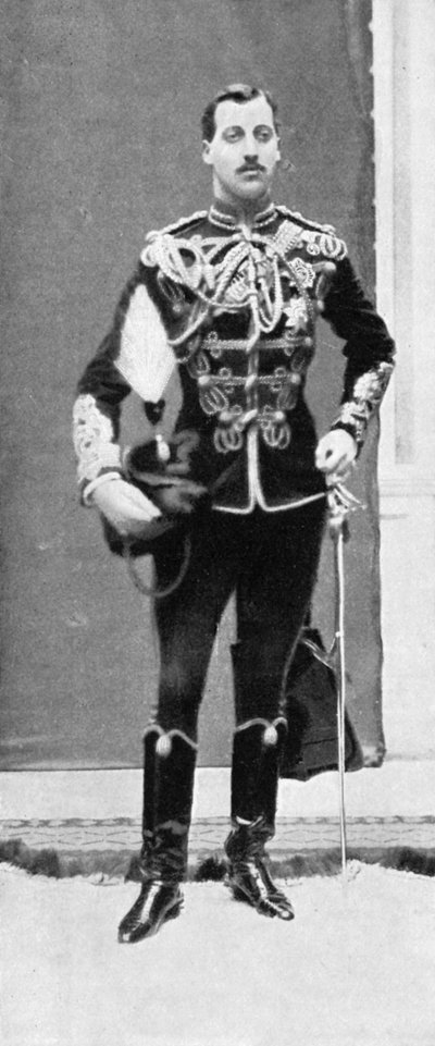 クラレンス公とエイボンデール公のアルバートビクター王子、c1890年代。 作： London Stereoscopic and Photographic Co