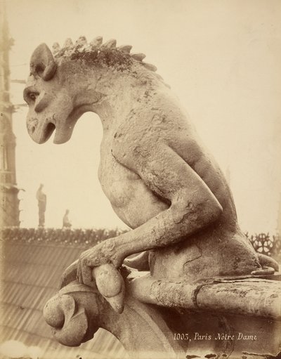 パリ、ノートルダム寺院 作： Léopold Louis Mercier