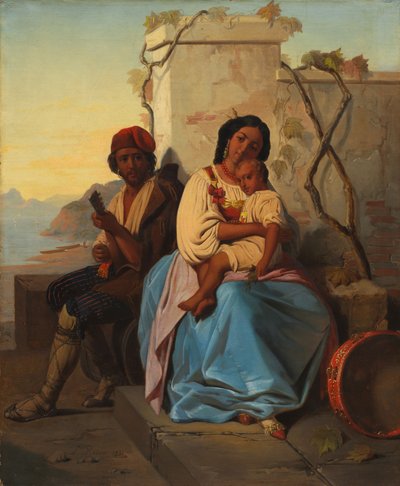 イタリアのシーン、時代遅れではありません。 作： Léopold Robert