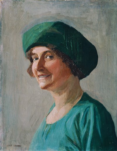 自画像 作： Lore Scheid