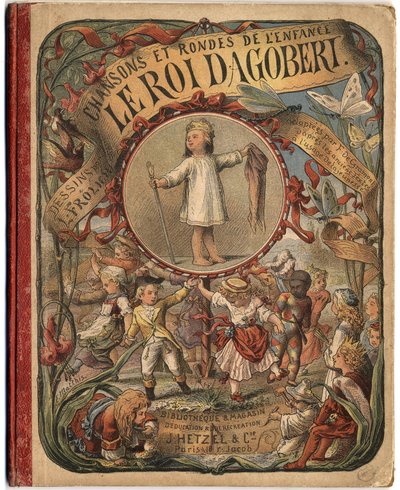 The King Dagobert」の表紙。 作： Lorens Frolich