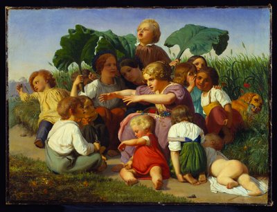 ストーリーテラー、1843 作： Lorens Frolich