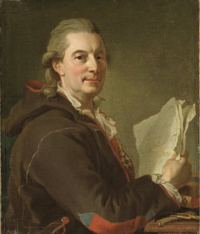 Frederic Henry de Chapman, marin suedois - Fredrik Henrik af Chapman (1721-1808) の肖像画、Pasch, Lorenz, the Younger (1733-1805) によるもの。油彩・キャンバス 作： Lorens the Younger Pasch