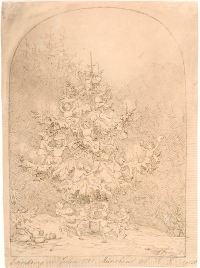 クリスマスツリー 作： Lorenz Frølich
