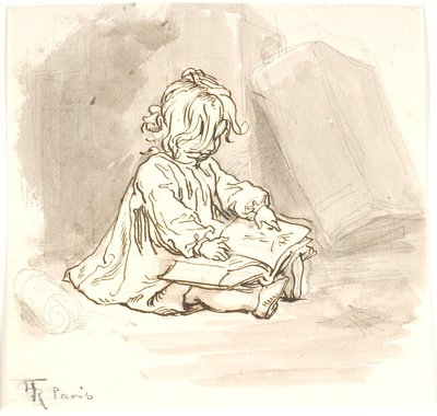 リリーは読んでいます 作： Lorenz Frølich