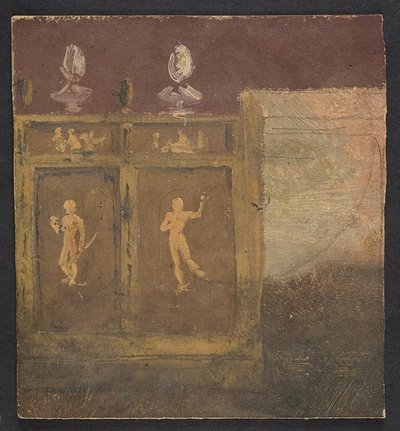 ヴァルホイ 1838/1839 の壁の装飾 作： Lorenz Frølich