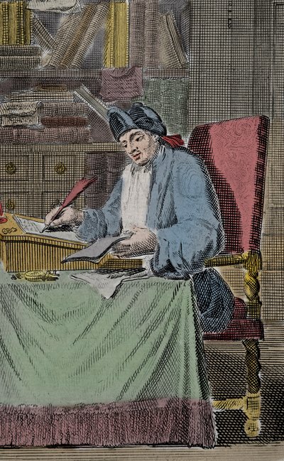 ヘラクレスの肖像SavinienCyrano dit Cyrano de Bergerac、フランスの作家 作： Lorenz Scherm