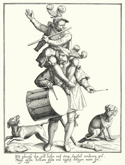The Drummer and the Fifer (in engraving) 作： Lorenz Strauch