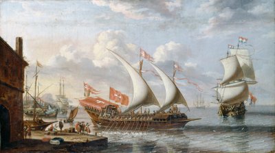 マルタのギャレー、c。 1680 作： Lorenzo Castro