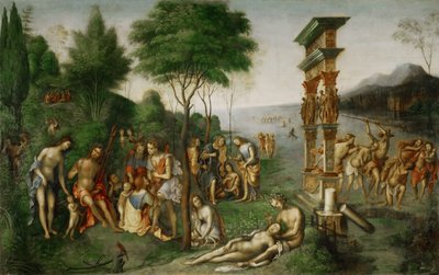 コムスの治世、1506 年から 1511 年。 作： Lorenzo Costa