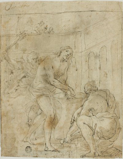 キリストのむち打ち 作： Lorenzo Garbieri