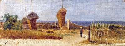 カスティリオンチェッロ 1862-63年頃 油彩、キャンバス、厚紙 作： Lorenzo Gelati