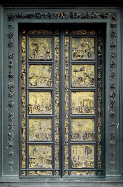 ジベルティ・ロレンツォ（1378-1443）が実現した「楽園の門 作： Lorenzo Ghiberti