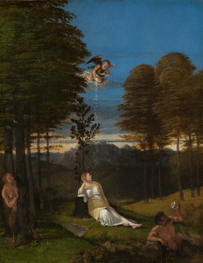 貞節のアレゴリー」1505年頃 作： Lorenzo Lotto
