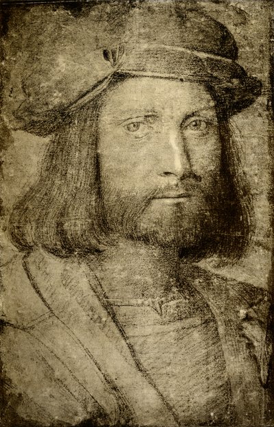 見知らぬ人の頭 作： Lorenzo Lotto