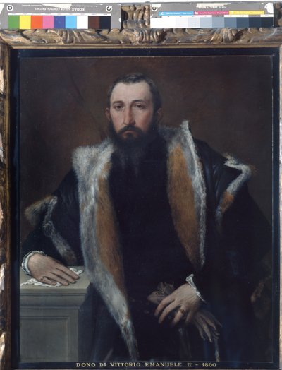 ブレッシアからのフィーバスの肖像画 作： Lorenzo Lotto