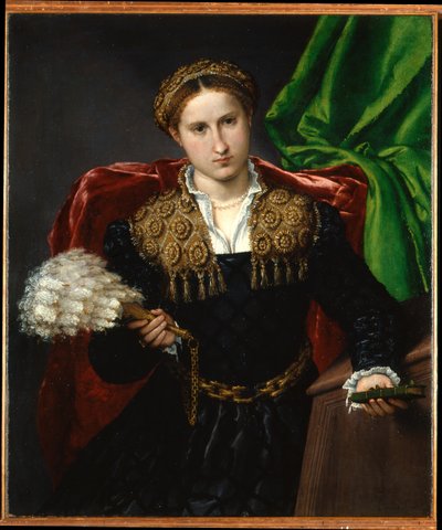 ラウラ・ダ・ポラの肖像 作： Lorenzo Lotto