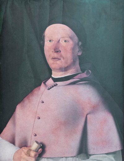 ベルナルド・デ・ロッシ司教の肖像 作： Lorenzo Lotto
