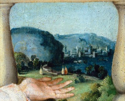 聖人コスモスとダミアンの間で栄光に輝く聖母 作： Lorenzo Lotto