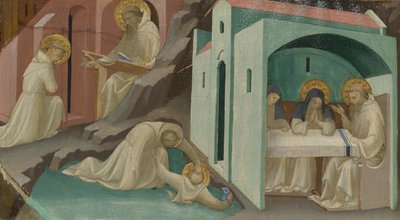 聖ベネディクトの生涯の事件、1408 作： Lorenzo Monaco