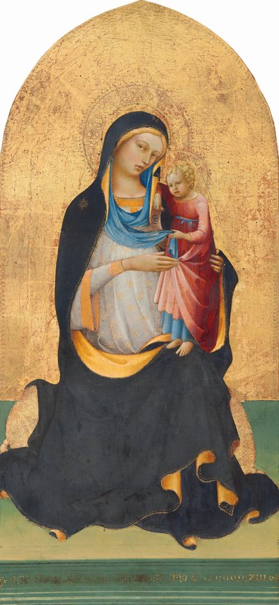 1413年の「聖母子像」。 作： Lorenzo Monaco