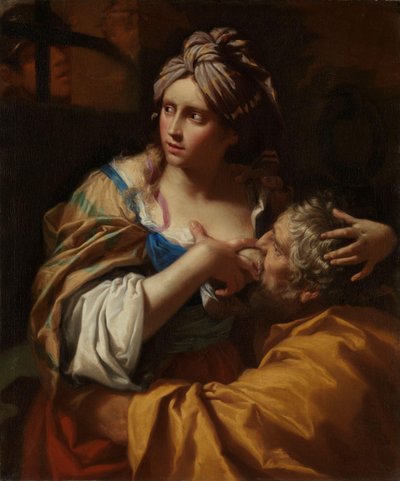 ローマの慈善団体、1670年頃（キャンバスに油彩） 作： Lorenzo Pasinelli