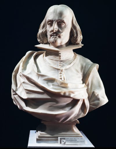 ドメニコ・ペトラの大理石製胸像、ロレンツォ・ヴァッカロ（1655-1706）作、イタリア、ナポリ、マイエッラのサン・ピエトロ教会 作： Lorenzo Vaccaro