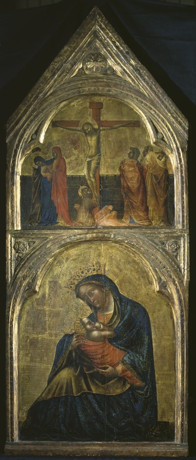 はりつけの聖母子1360年頃 作： Lorenzo Veneziano